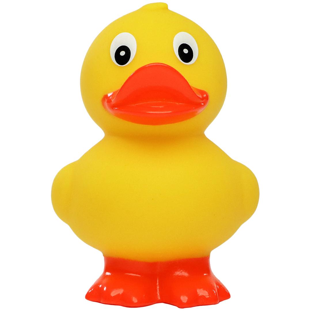 M131172 Yellow/orange - Squeaky duck standing - mbw